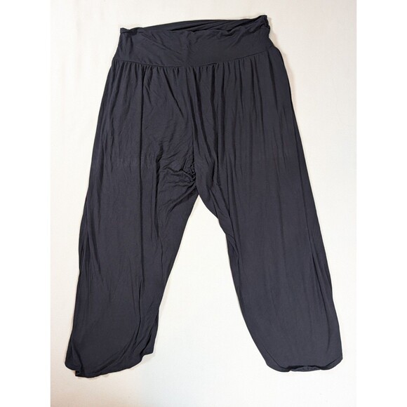 Womens Athleta Release Pant Black Plus Size 2X Yoga Tulip Hem Flowy Athleisure - Picture 3 of 8
